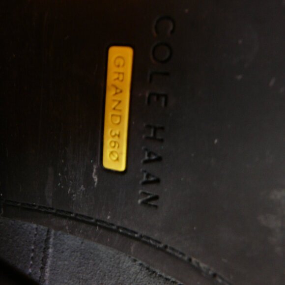 Ladies Cole Haan Grand OS Zip Boots 7 B Gray Suede Ankle Boots - Picture 11 of 13